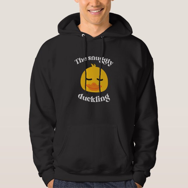 The Snuggly Duckling Ducks Duckling Hoodie (Framsida)