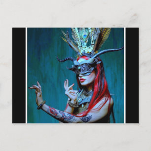 The Soceress by V. Cantillon from Sharles Vykort