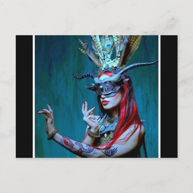 The Soceress by V. Cantillon from Sharles Vykort (Framsida)