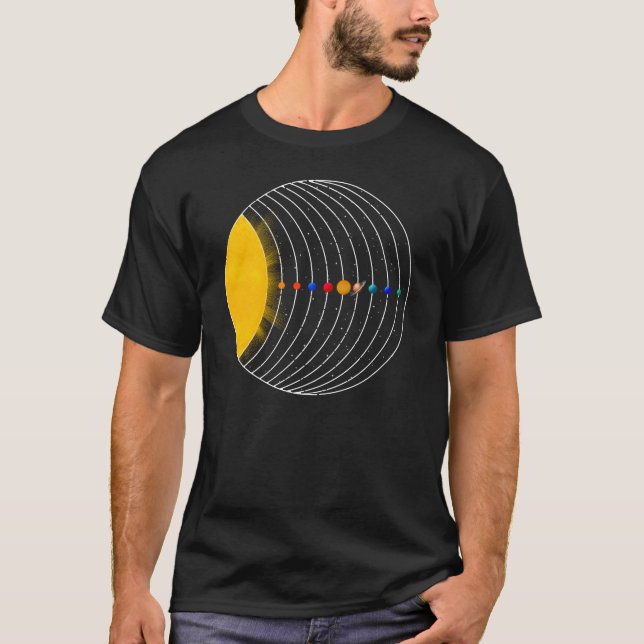 The Solar system T Shirt (Framsida)