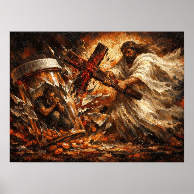 The Solution: Divine Breakthrough Recovery Art Poster (Framsidan)