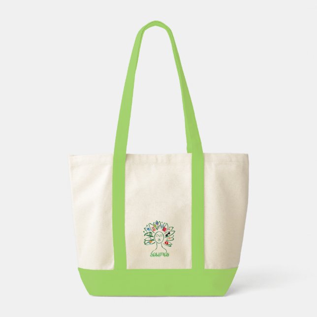 The Solution Tote – Enkel, Stilig och Funktionell Tygkasse (Baksida)