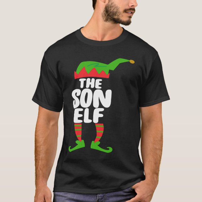 The Son ELF  Christmas Holiday T Shirt (Framsida)