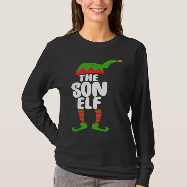 The Son ELF  Christmas Holiday T Shirt (Framsida)