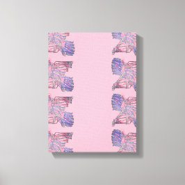 The Soul's Tangle: Modern Expressionist Print Canvastryck