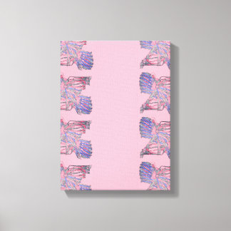 The Soul's Tangle: Modern Expressionist Print Canvastryck