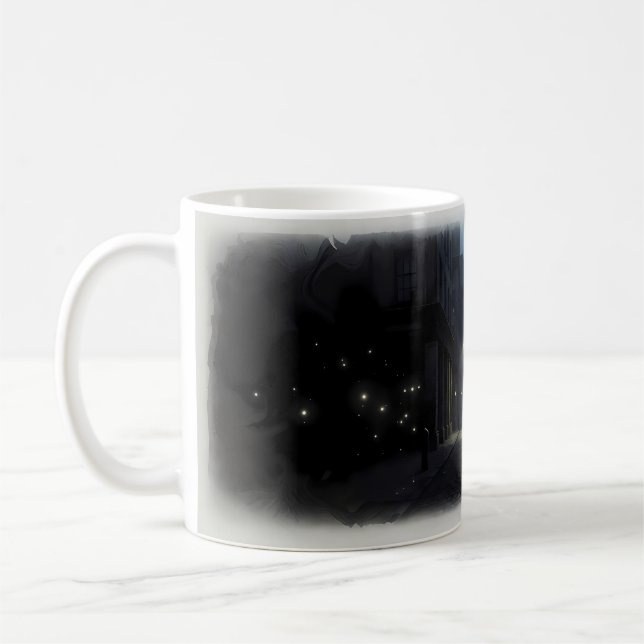 The Sound of Silence — Mörk Stad Natt Mugg (Vänster)