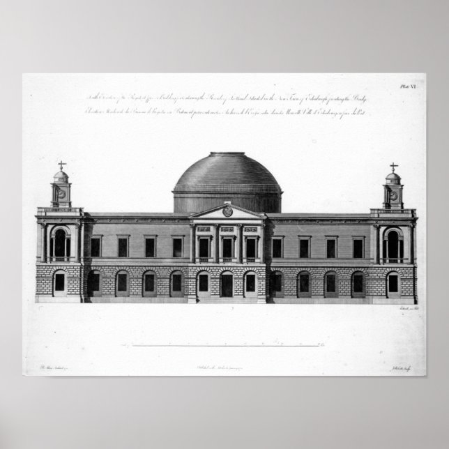 The South Elevation of Register House Poster (Framsidan)