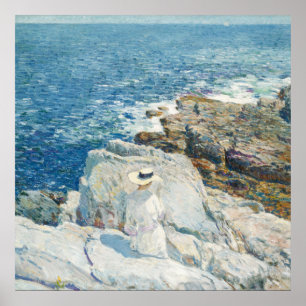 The South Ledges Appledore by Childe Hassam Poster