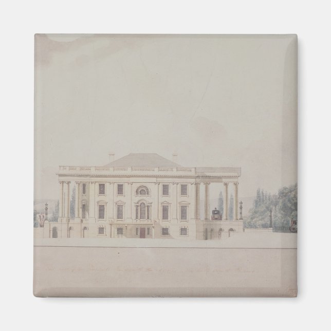 The South Portico of the President's House, 1807 Magnet (Framsidan)