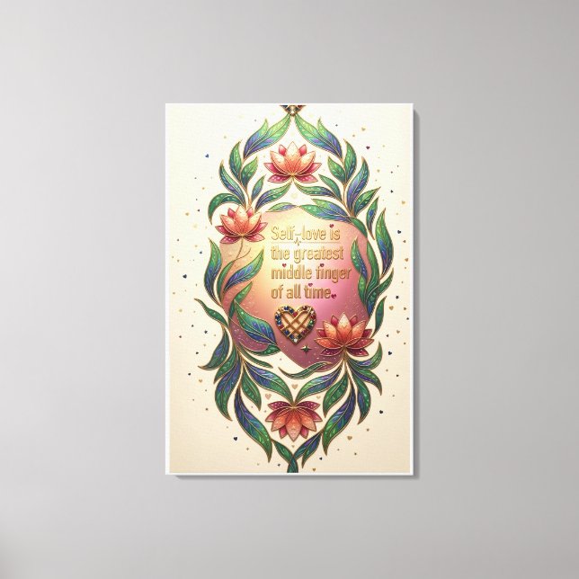 The Sovereign Heart Canvastryck (Framsida)