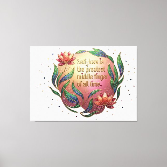 The Soveriegn Heart Canvastryck (Framsida)