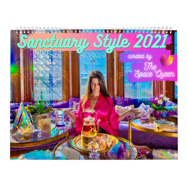 The Space Queen's Sanctuary Stil 2021 Calendar Kalender (Omslag)