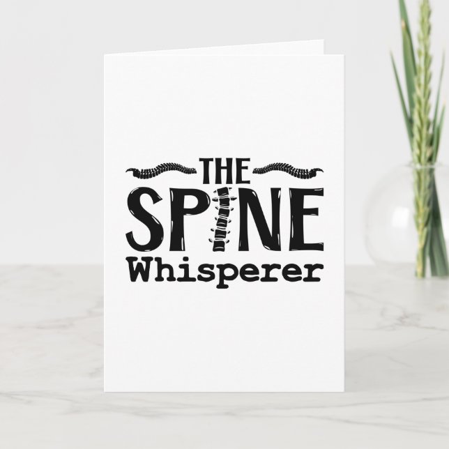 The Spine Whisperer Chiropractic Chiropractor Kort (Framsida)