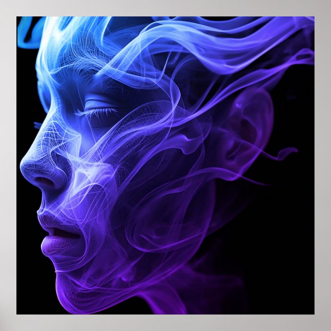 The Spirit of a Woman on a Wall Poster (Framsidan)