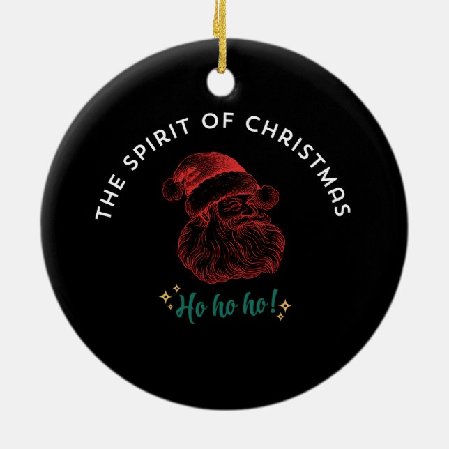 THE SPIRIT OF CHRISTMAS JULGRANSPRYDNAD KERAMIK (Baksidan)