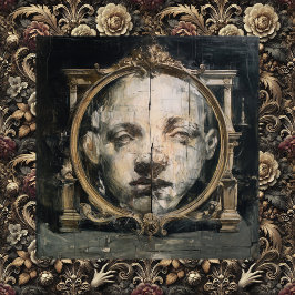 The Spiritual Divide — Gothic Surreal Fine Art Canvastryck