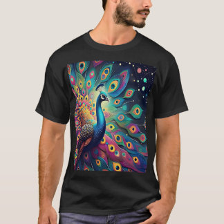 The Splendor of the Cosmic Peacock T Shirt
