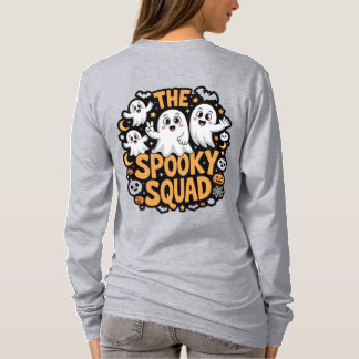 The Spooky Squad – Cute Happy Ghost Halloween art T Shirt