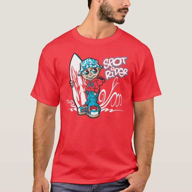The spot rider t shirt (Framsida)