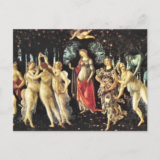 The Spring by Botticelli Postcard Vykort (Framsida)
