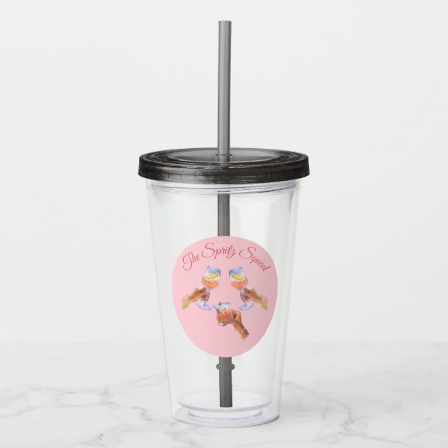 The Spritz Squad | Möhippa Bröllopssällskap Take Away Mugg (Framsida)