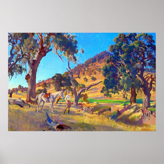 The Squatter's Daughter George W Lambert 1923  Poster (Framsidan)