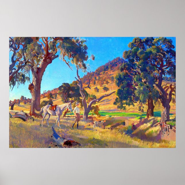 The Squatter's Daughter George W Lambert 1923 Poster (Framsidan)