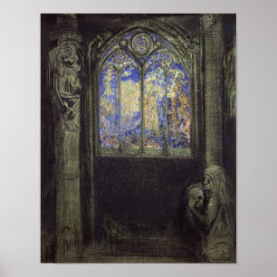 The Stached Glass Window, 1904 Poster