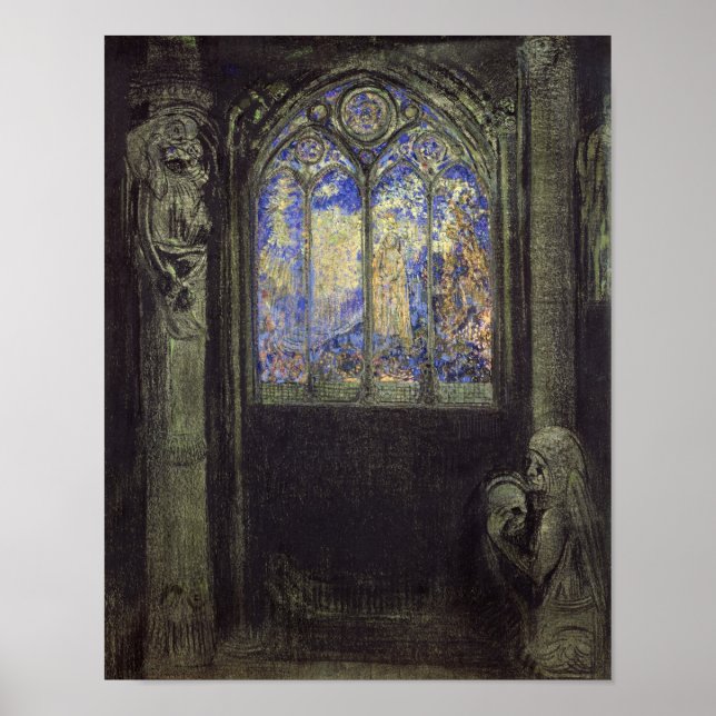 The Stached Glass Window, 1904 Poster (Framsidan)
