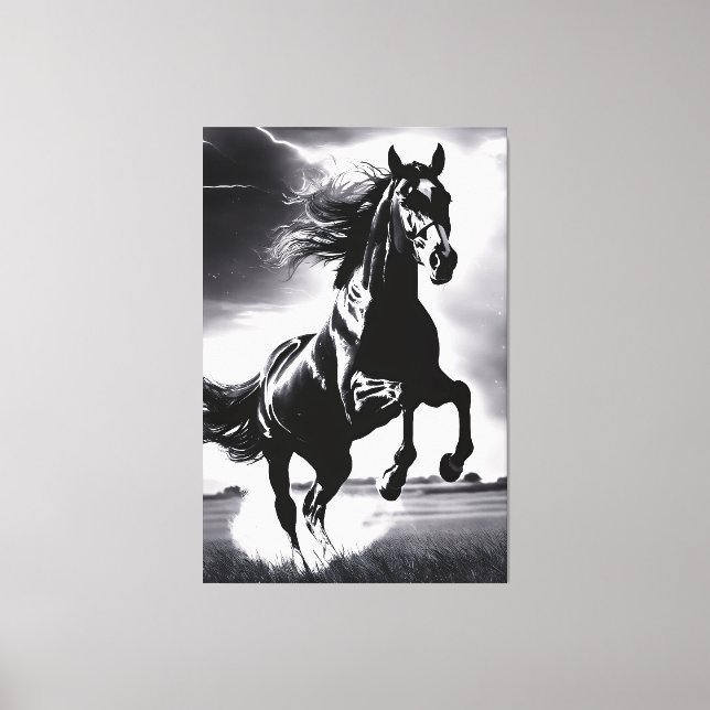 The Stallion Stud Canvastryck (Framsida)