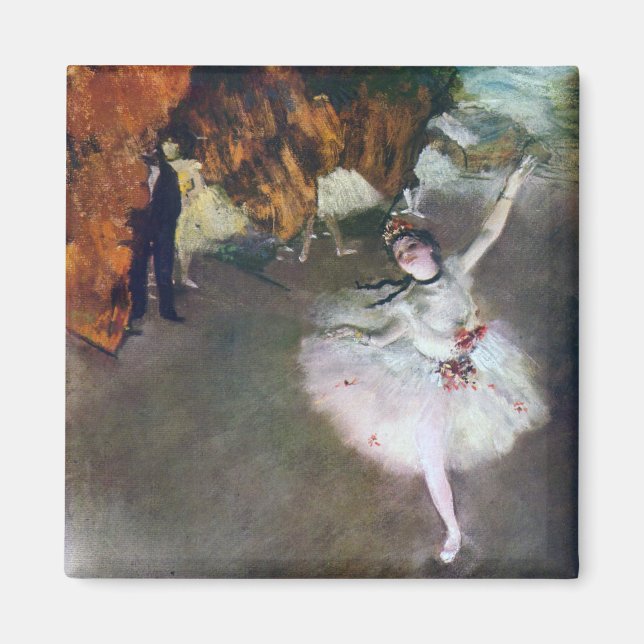 The Star, Ballerina, Edgar Degas, 1878 Magnet (Framsidan)