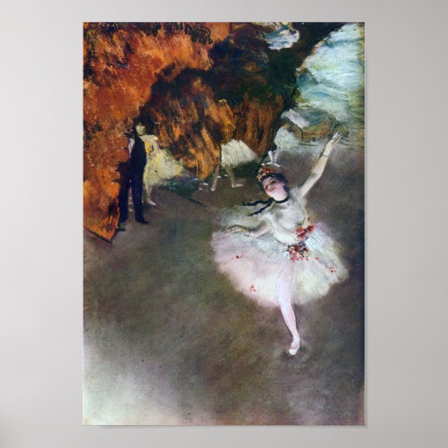 The Star, Ballerina, Edgar Degas, 1878 Poster (Framsidan)