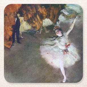 The Star, Ballerina, Edgar Degas, 1878 Underlägg Papper Kvadrat