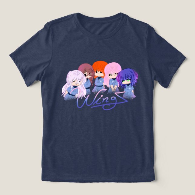 The Staring Characters Tri-Blend Shirt T Shirt (Design Framsida)