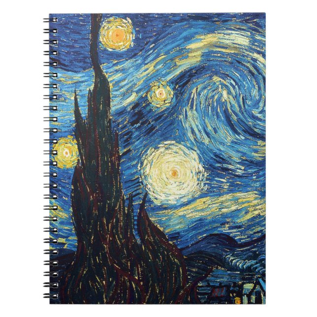 The Starry Night Anteckningsbok (Framsidan)