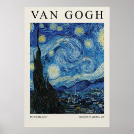 The Starry Night Blossom Poster