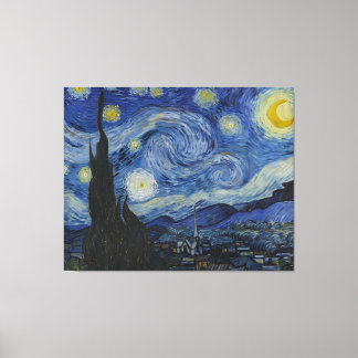 The Starry Night - Vincent Van Gogh Canvastryck