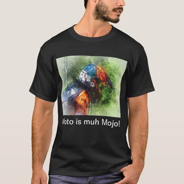 The Starting Gate - Motocross Mästarridare T Shirt (Framsida)