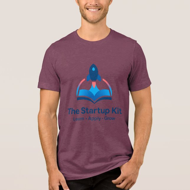 The Startup Kit Founder - Bella+Canvas Men's T Shirt (Framsida)