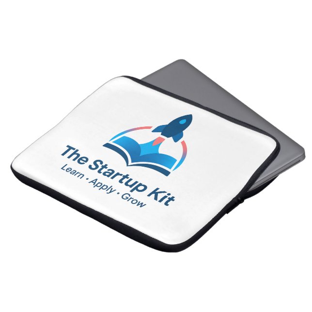 The Startup Kit | Neoprene Laptop Sleeve (13") (Framsida topp)