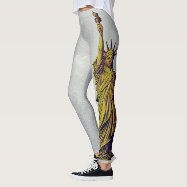 The Statue of Liberty, The Great Bartholdi Statue Leggings (Vänster)