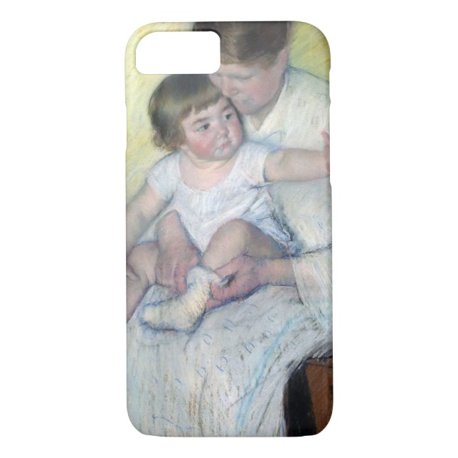 The Stocking, Mary Cassatt Case-Mate iPhone Skal (Baksida)