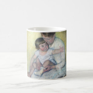 The Stocking, Mary Cassatt Kaffemugg