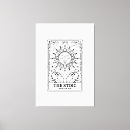 The Stoic Tarot Card: Inner Peace  Canvastryck