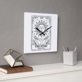 The Stoic Tarot-kort Fyrkantig Klocka