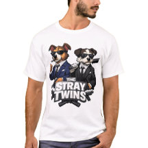 The Stray Twins – British Dog Parody T-Shirt