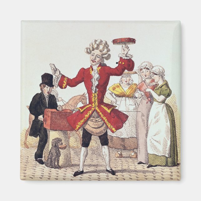 The Street Singer, graverad av Alois Senefelder Magnet (Framsidan)