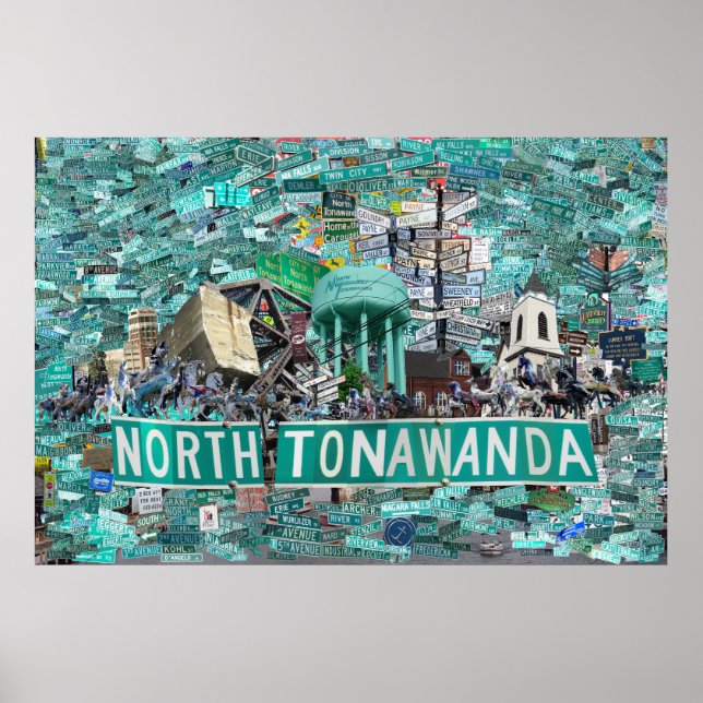 The Streets of North Tonawanda NY  Poster (Framsidan)
