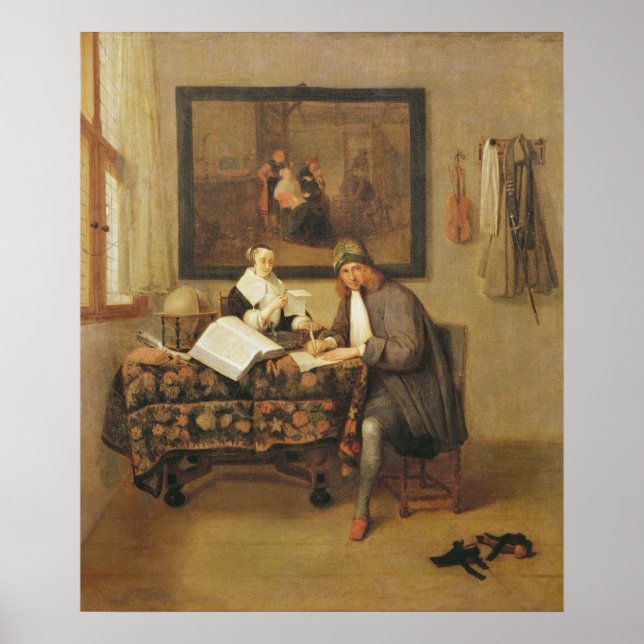 The Studious Life, 1662 Poster (Framsidan)